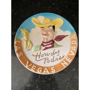 Nico 8' 3D LAS VEGAS Collectible Plate, Made in Japan